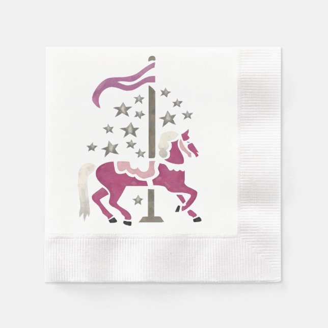 Carousel Dreams Napkin (Front)