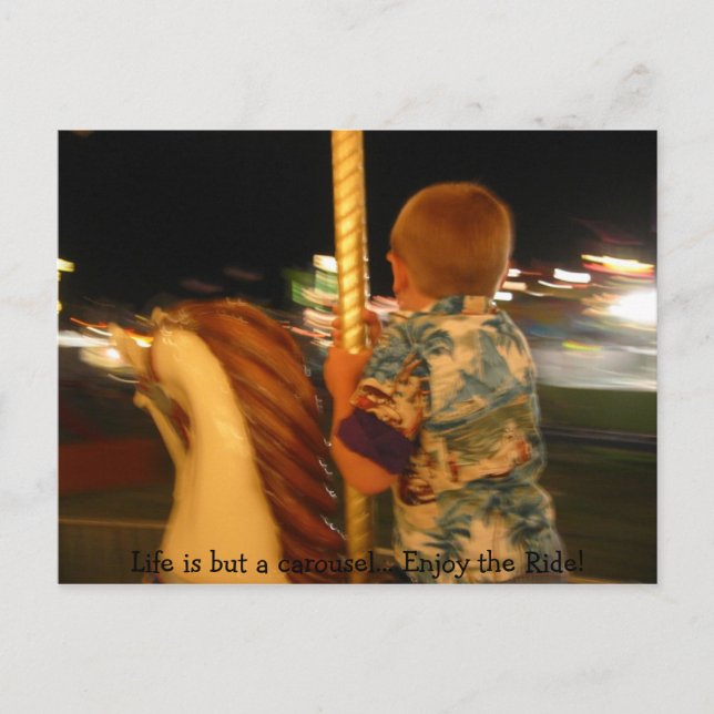Carousel Dreams Postcard (Front)