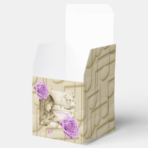 Carousel Dreams Vintage Music & Roses Favour Box