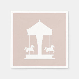 Carousel Floral Soft Pink Napkin