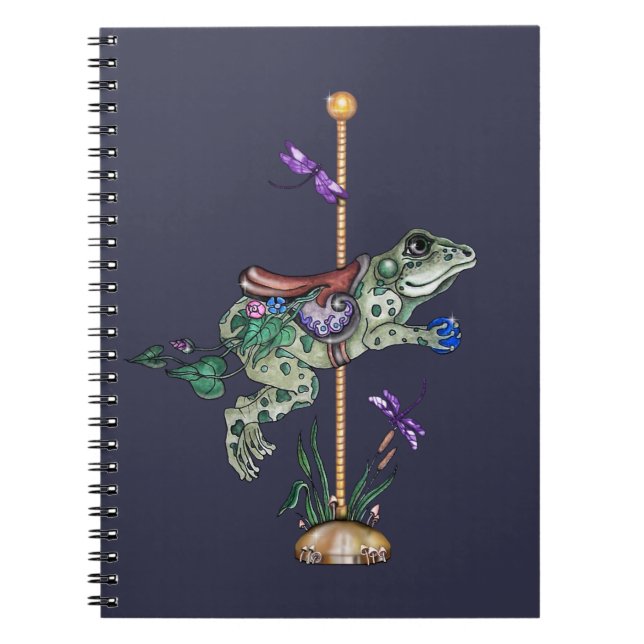 Carousel Frog Notebook (Front)