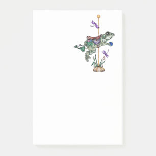 Carousel Frog Post-it Notes