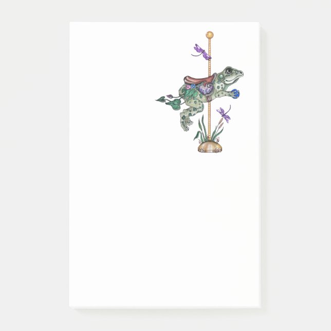 Carousel Frog Post-it Notes (Front)