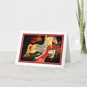 Carousel Holiday Card