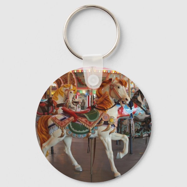 Carousel Horse,2 Keychain (Front)