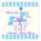 Carousel Horse Baby Blue StarsThank You