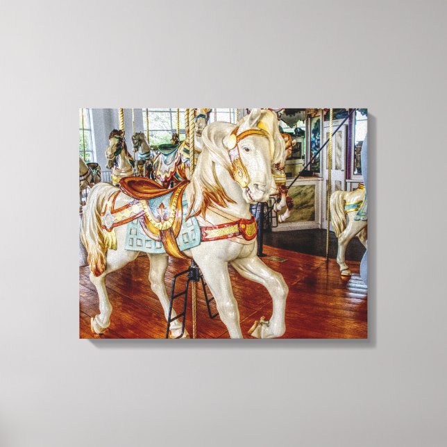 carousel Horse --- Canvas Art Large Print (Front)