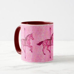 Carousel Horse - Fuchsia Pink Mug