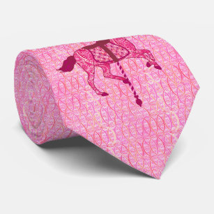 Carousel Horse - Fuchsia Pink Tie