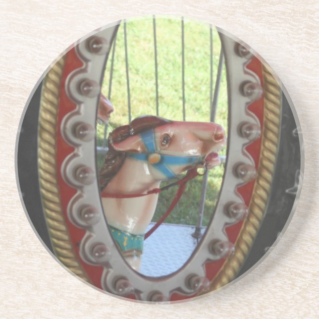 Carousel Horse In Mirror Coaster (Front)