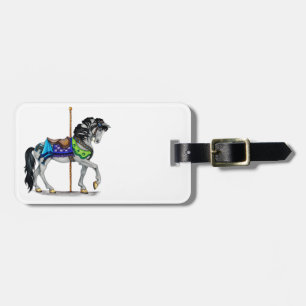 Carousel Horse Luggage Tag