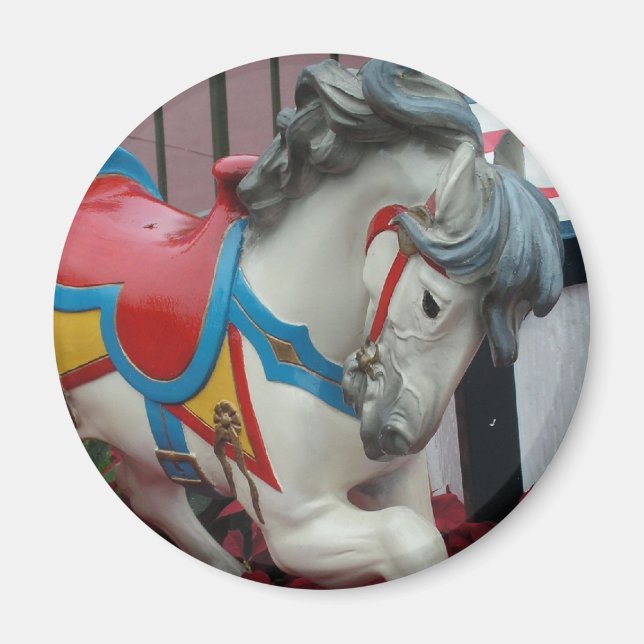 Carousel Horse Magnet (Front)