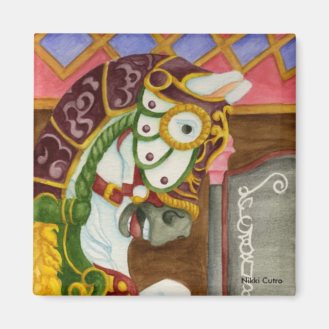 Carousel Horse  Magnet (Front)