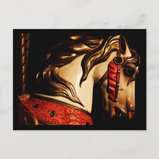 Carousel Horse Postcard (Front)