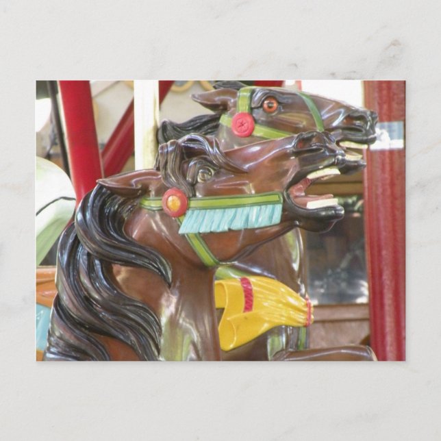 Carousel Horse Postcard (Front)
