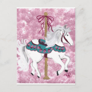 Carousel Horse Postcard
