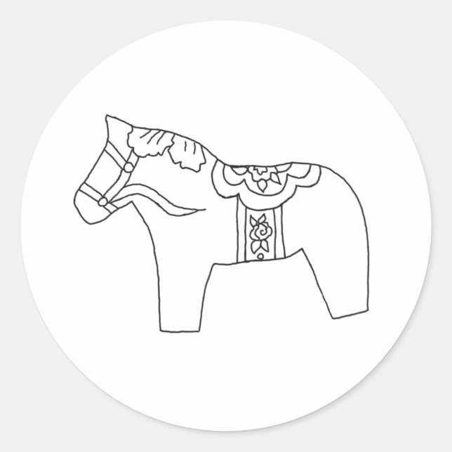 Carousel Horse Sticker (Front)