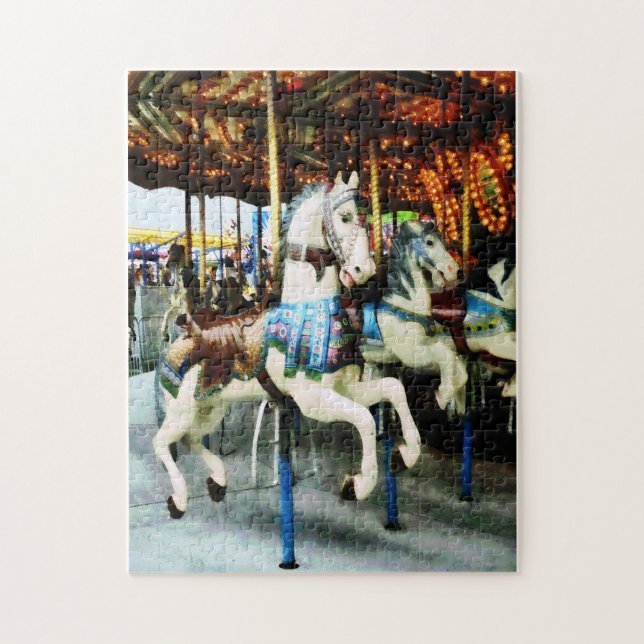 Carousel Horses Jigsaw Puzzle (Vertical)