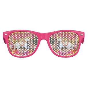 Carousel Horses Kids Sunglasses