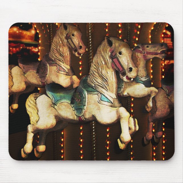 Carousel Horses Mouse Pad (Front)