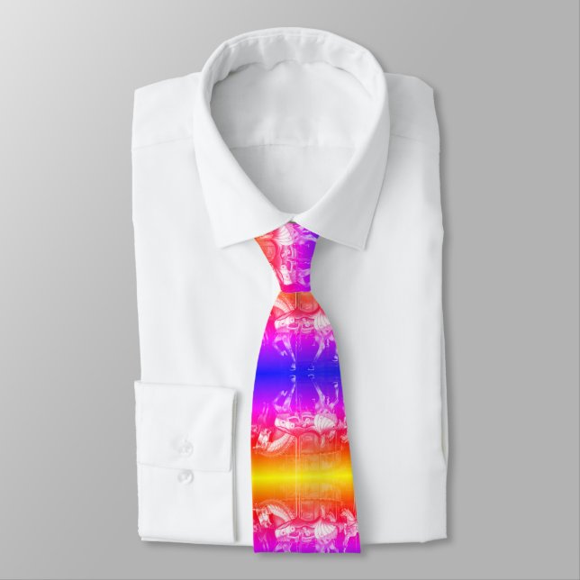 Carousel Horses Neck Tie (Tied)