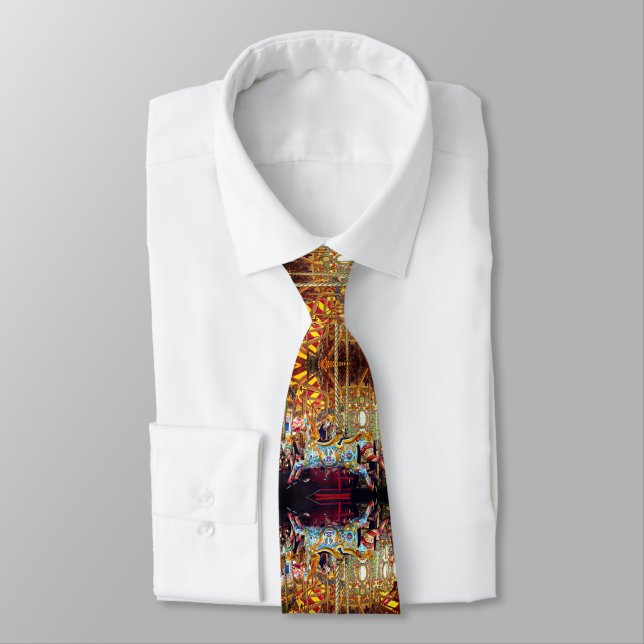 Carousel Horses Tie (Tied)