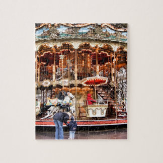 Carousel in Montmartre Jigsaw Puzzle