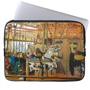 Carousel Magic - Merry-go-Round Laptop Sleeve