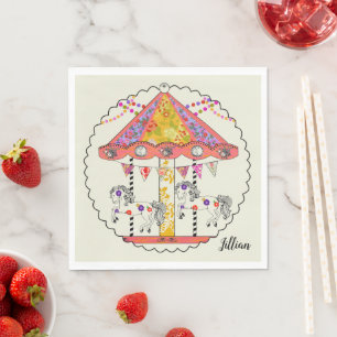 Carousel Party Napkin