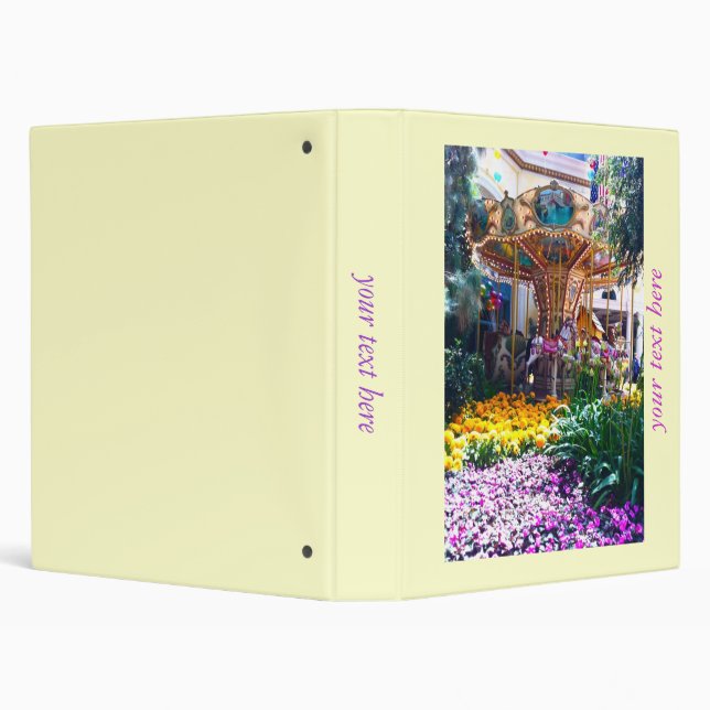Carousel Photo Album Binder (Background)