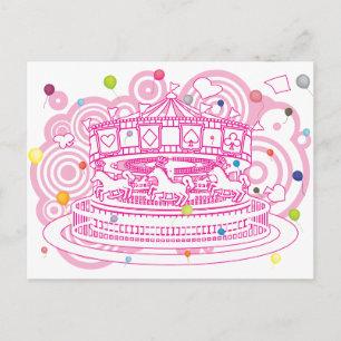 Carousel Postcard