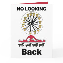 Carousel Ride No Looking Back Inspirational Quote