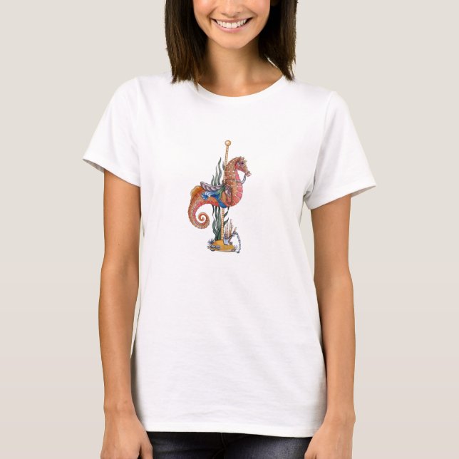 Carousel Seahorse T-Shirt (Front)