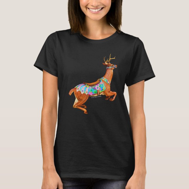 Carousel Stag Dark Tee (Front)