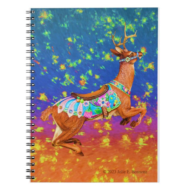 Carousel Stag Notebook (Front)