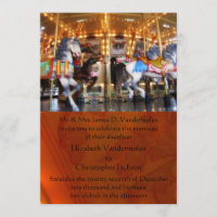 Carousel Wedding Invitation