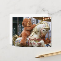 Carousel with Teddy Bear