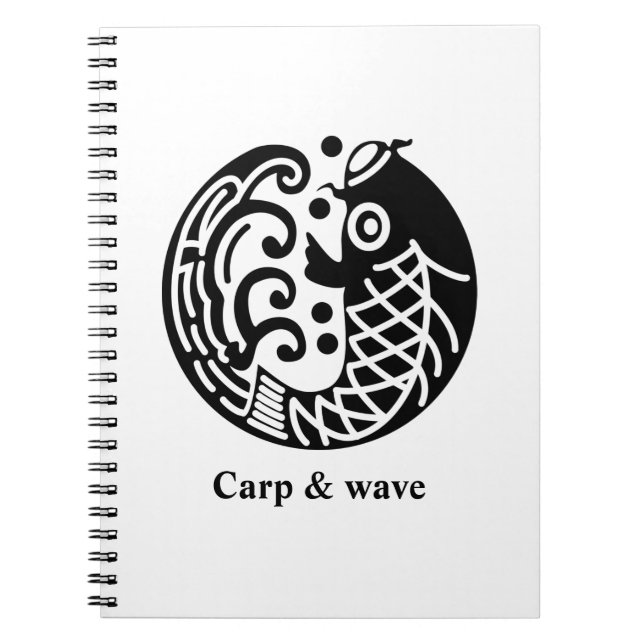Carp and wave notebook (Front)