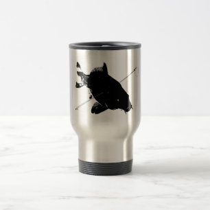 Carp Bowfishing Travel Mug