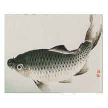 Carp by Kōno Bairei