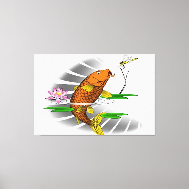 Carp Canvas Print (Front)