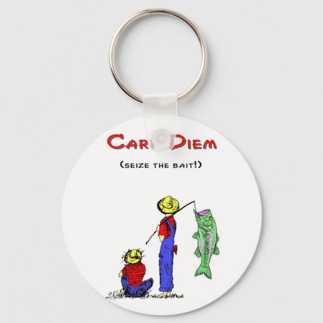 Carp Diem 2 Keychain (Front)