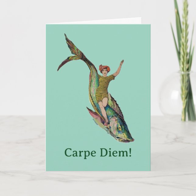"Carp" Diem Card (Front)