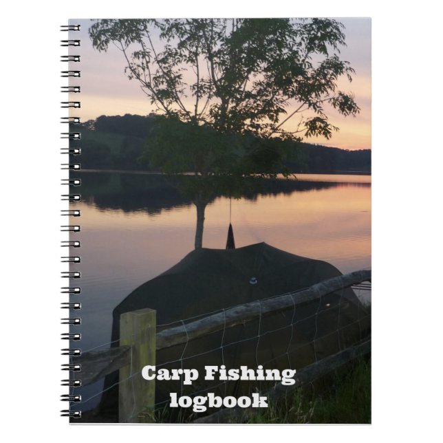 Carp fishing Catch and Conditions logbook Notebook (Front)