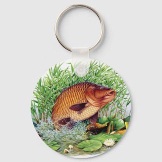 Carp Fishing Keychain