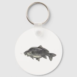 Carp Fishing Keychain