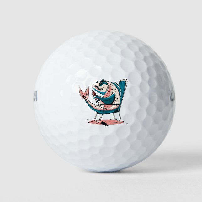 Carp Grandfather Golf Balls (Front)