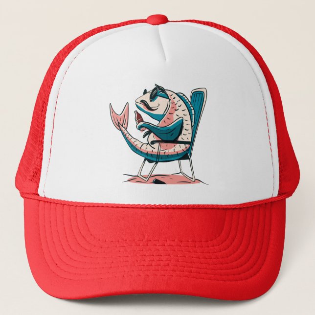 Carp Grandfather Trucker Hat (Front)