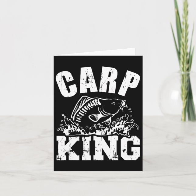 Carp King Fishing  Card (Front)