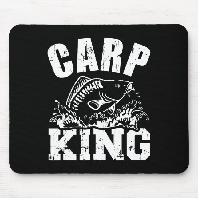 Carp King Fishing  Mouse Pad (Front)